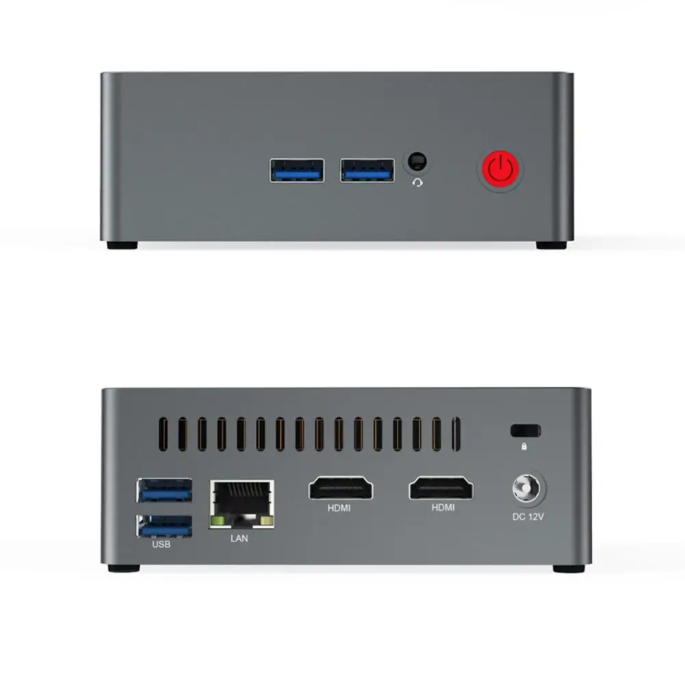 Beelink новейший J45 Мощный мини ПК 4G/8G 128G/256G/512G J4205 1000M двойной wifi бизнес Смарт Мини ПК настольный