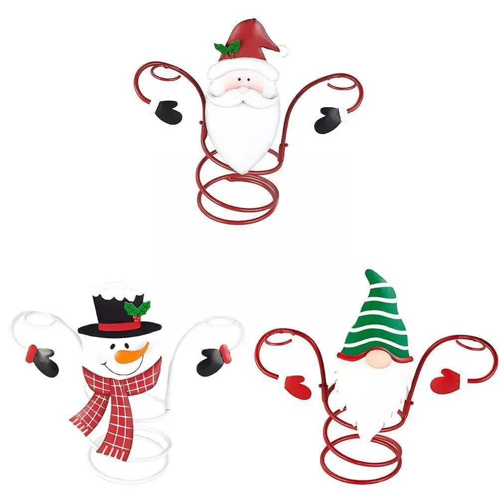 

Christmas Wrought Iron Wine Glass Holder For Christmas Party Decor Christmas Ornaments Iron Home Decor New Year Sock Xmas G C7b2