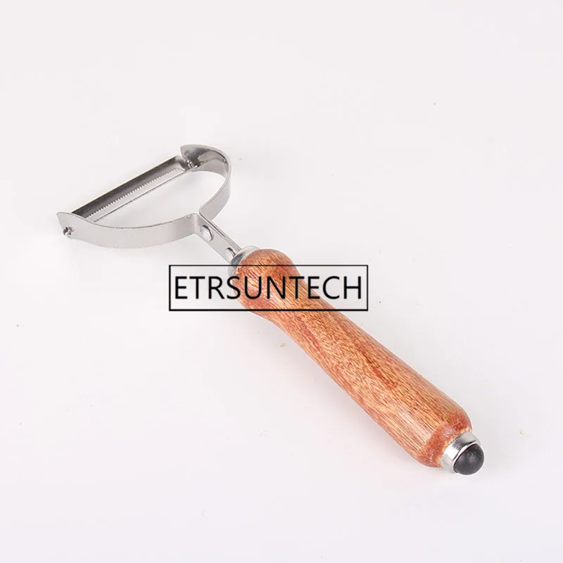 

200pcs Wooden Handle Stainless Steel Peeling Knife Apple Peeler Kitchen Fruit Planer Potato Scraping Knife