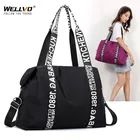 2021, оксфордская Женская дорожная сумка, Дорожный чемодан, Фиолетовый Универсальный спортивный рюкзак, многофункциональная Повседневная Большая Черная сумка-тоут XA263WC