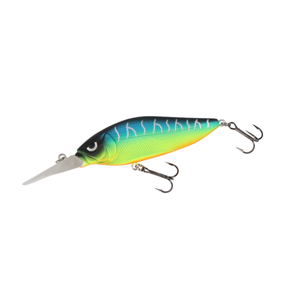 

BassLegend Fishing Floating Diving Flap Slap 77F Crankbait Minnow Jerkbait Shad Bass Pike Lure 77mm12.5g