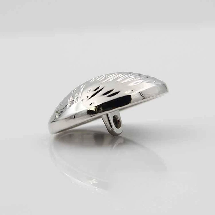 10 шт./лот металлические круглые пуговицы в полоску декоративные виде грибов для