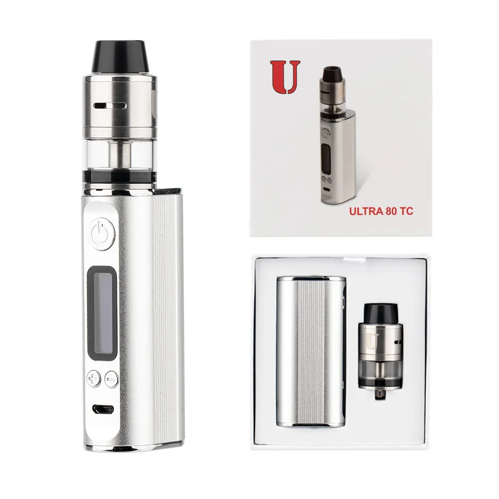 

100% JOMO LITE 80W 1600mAh T.C Box Mod Jomo Lite 80 Electronic Cigarette Kit Variable 5-80w E Cig Vape Mod