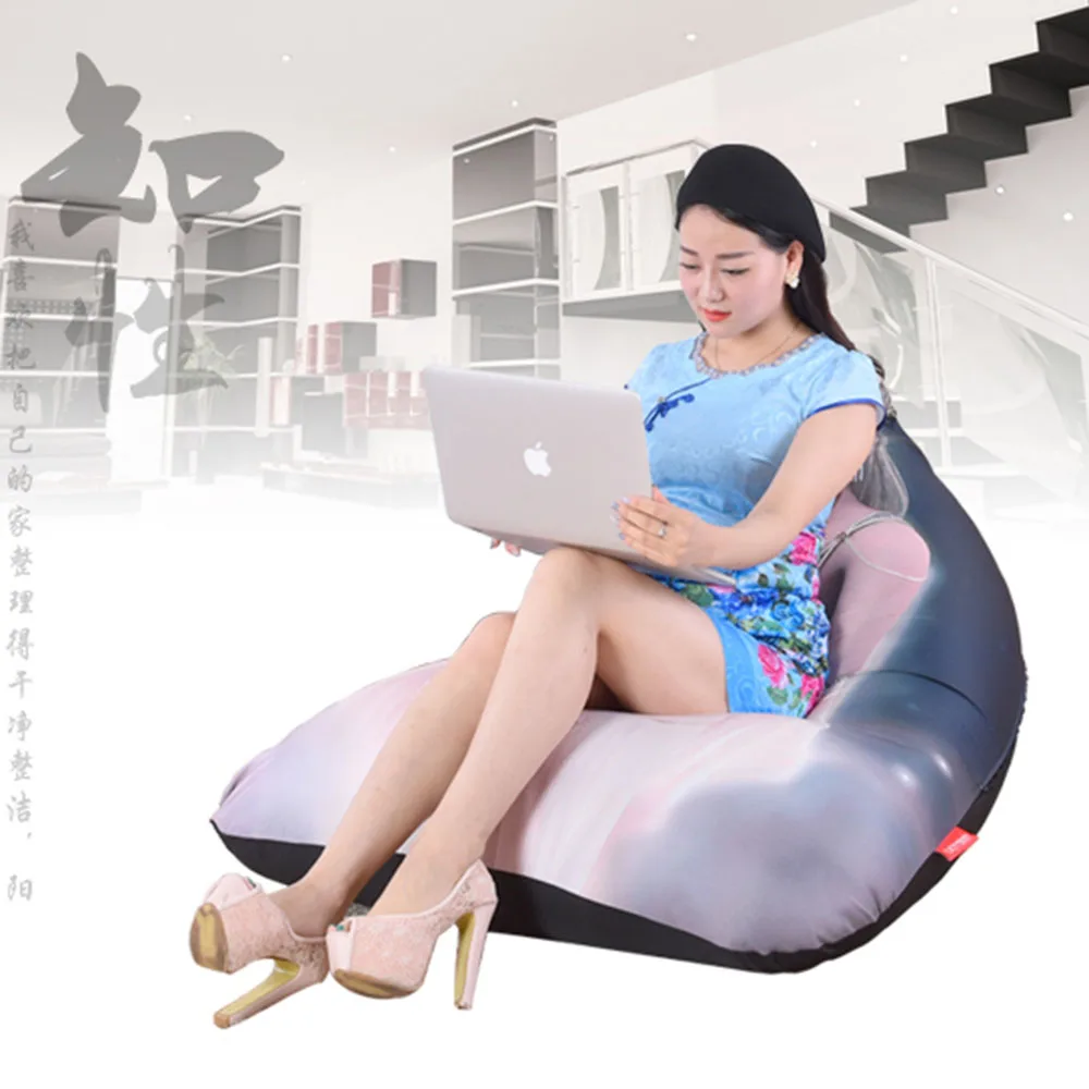 LEVMOON Beanbag сиденье для дивана Zac удобная сумка кровати без наполнителя хлопковая