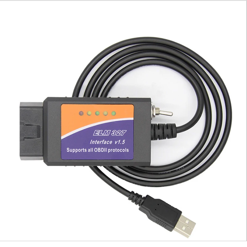 ELM 327 V1.5 USB ELM327 PIC18F25K80 CH340 FORScan для HS CAN/MS CAN переключатель obd obd2 сканер автомобильный
