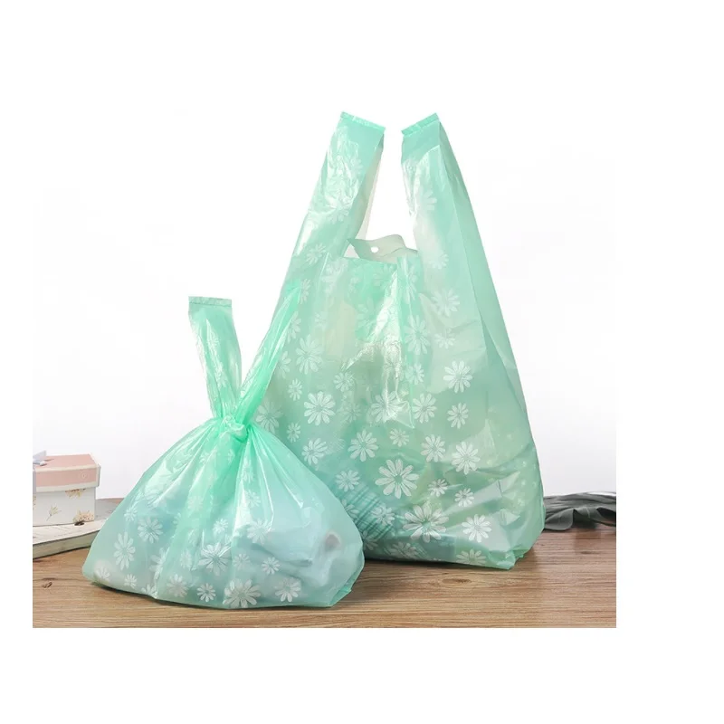 

S M L пластиковая сумка для покупок, сумка для супермаркета, магазин розничной торговли, пластиковые подарочные пакеты, зеленые сумки, 1000 шт./л...
