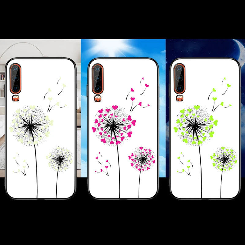 Чехол в виде светящегося стекла для iPhone 6 6s 7 8 Plus чехол телефона УФ-светильник