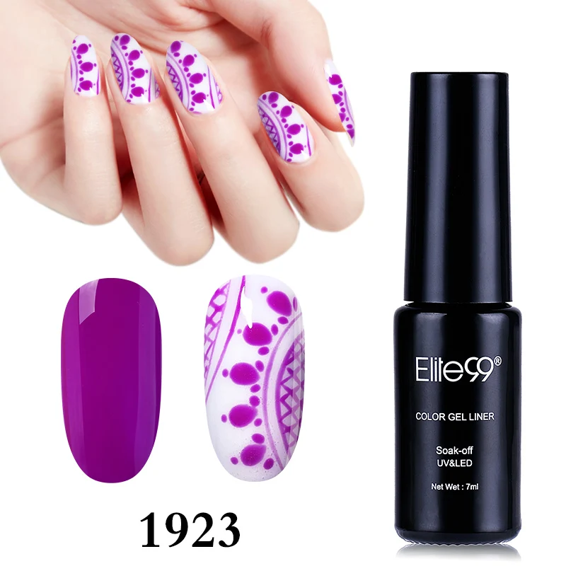 Elite99 7ml Wire Drawing Nail Gel Lacquer Painting Varnish Soak Off Pulling Silk Spider Creative Art Polish | Красота и здоровье