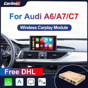 carlinkit2 0 decoder accessories for audi a6 a7 c7 q7mmi 3g for wireless apple carplay android auto mirror voice control airplay free global shipping
