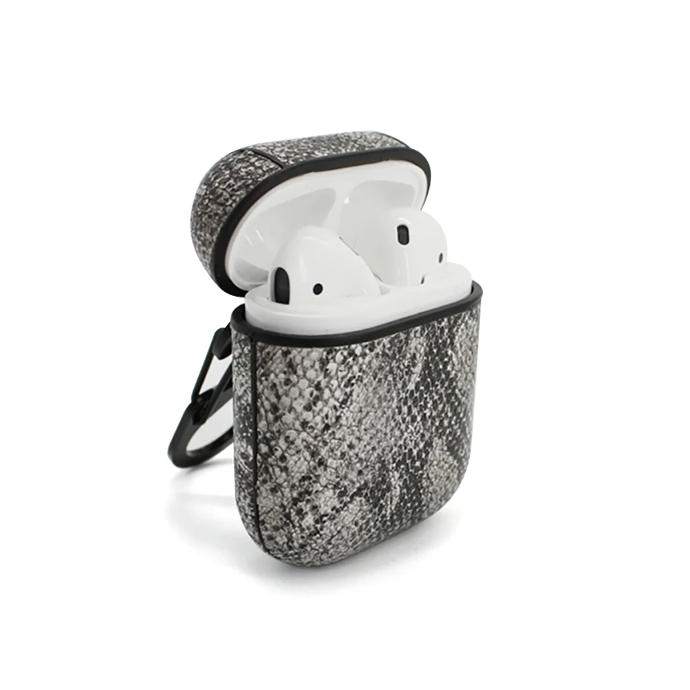 

Fashion design PU leather portable protective cover carrying case for apple earpod case