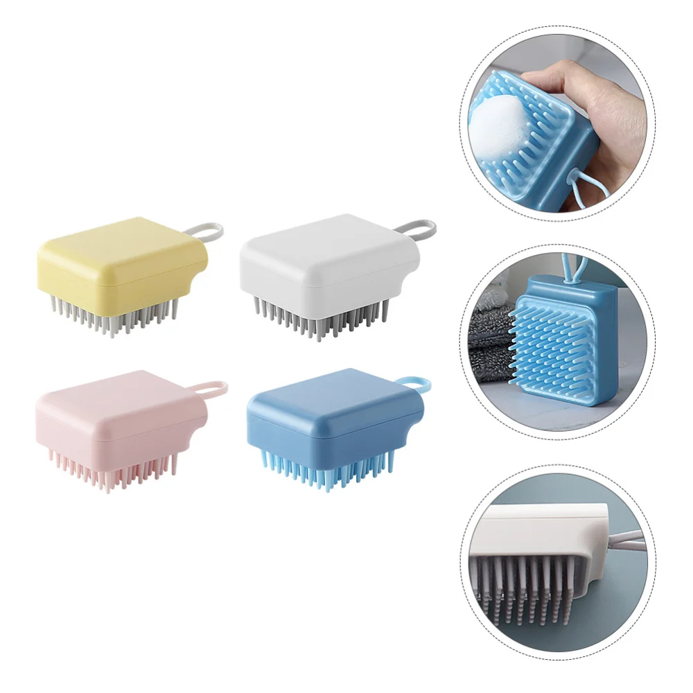 

4pcs Hair Scalp Massaging Comb Head Scalp Brush Anti-dandruff Hair Brushes