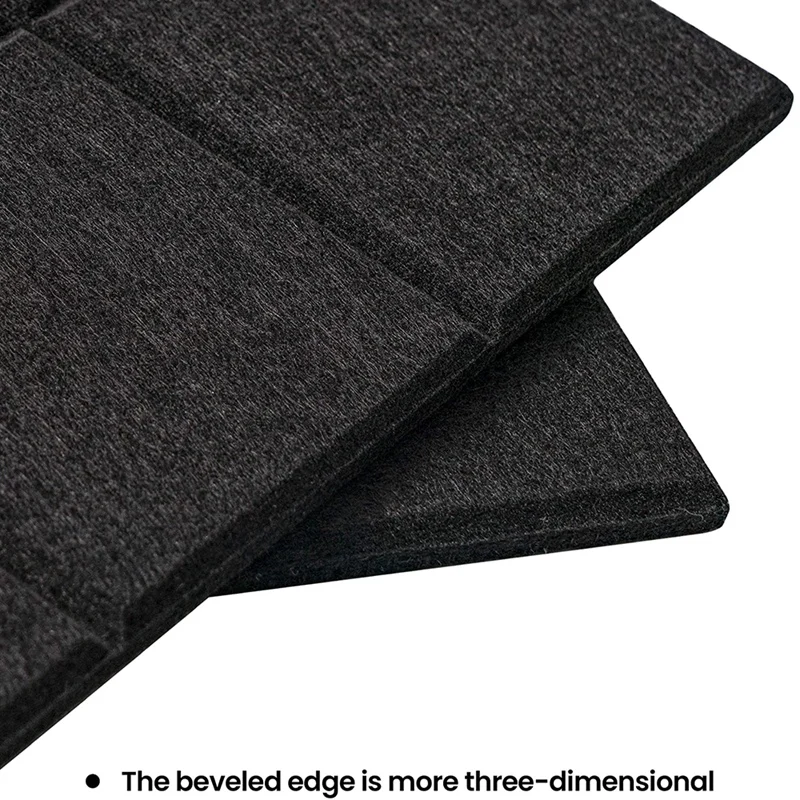 

12 Sound-Absorbing Panels Sound Insulation Pads,for Echo and Bass Isolation.for Wall Decoration and Acoustic Treatment Retail