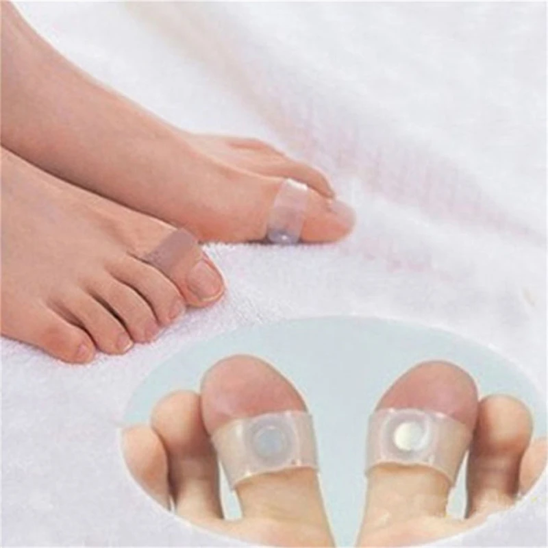 

1Pair High Quality Magnetic Toe Rings Therapy Slimming Products Fast Lose Weight Burn Fat Reduce Fats Body Silicone Foot Massage