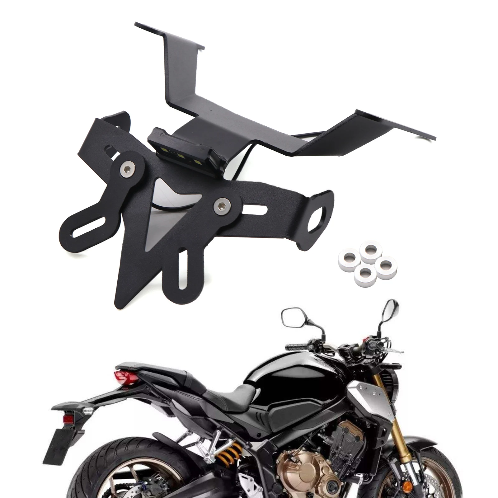 

Кронштейн для номерного знака мотоцикла Honda CB650R CBR650 2019-2020