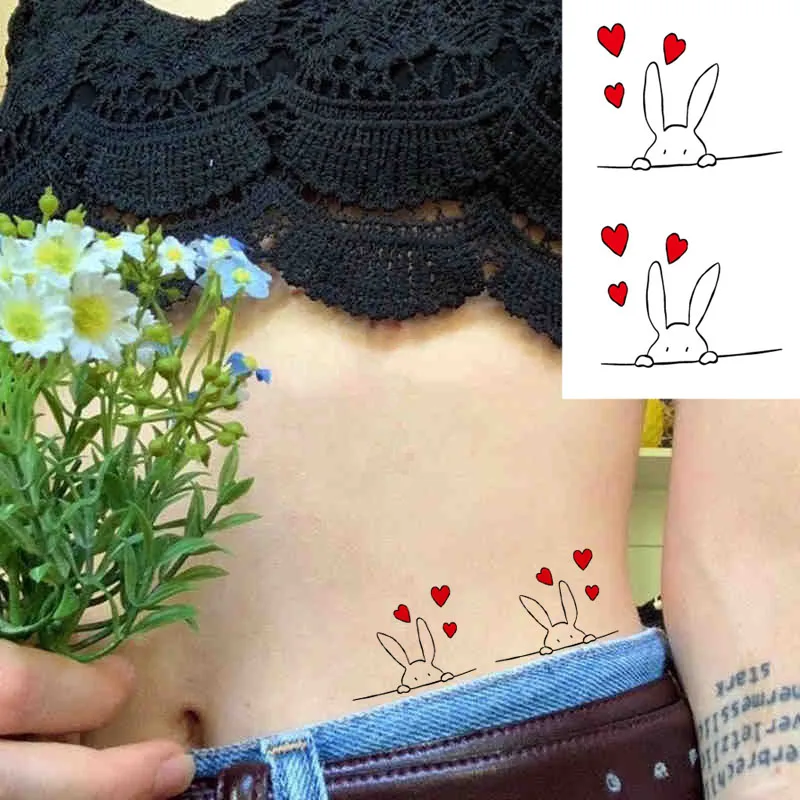 Водостойкая Временная тату-наклейка Ins фигурка полумесяца поддельная