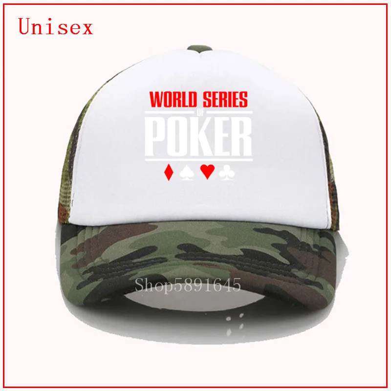 Новинка 2020 модная бейсболка с вышитым логотипом мировой серии покера белая для