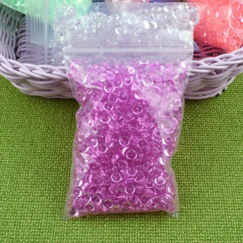 Rose red 20g 20 г DIY пушистый слизи глина антистрессовая игрушка креативная Рыбная чаша бусины пластиковая акриловая ваза аквариум наполнитель игрушки, поделки вечерние поставки - Цвет: Rose red 20g