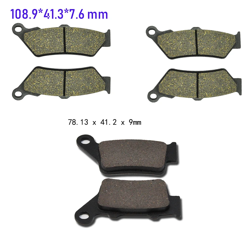 Complete Set Motorcycle Front Rear Brake Pads For BMW F650 F650ST 1994-2002 F650GS 2001-2012 F800GS G650GS F700GS C1 125 200