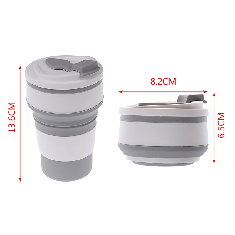 

1 Pcs Silicone Retractable Folding Cup Telescopic Portable Collapsible Coffee Cup For Traveling Camping