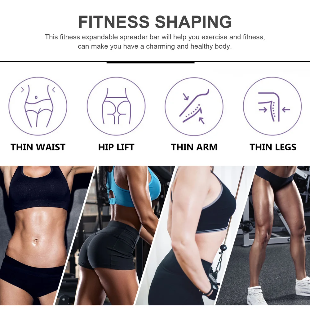 

1pc Pilates Bar Resistance Band Workout Bar Training Bar Exercise Equipment