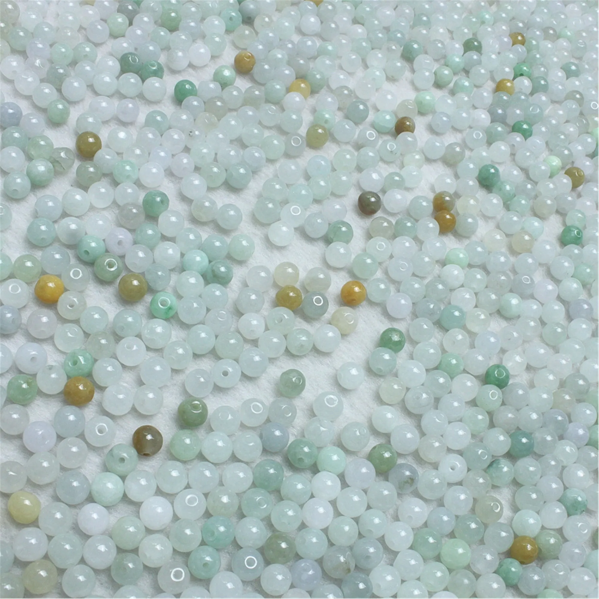 10 шт./партия нефритовые круглые бусины 5 мм из Бирмы | Украшения и аксессуары