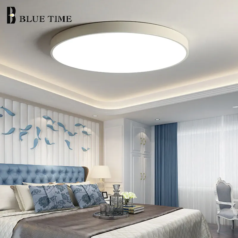 Потолочная люстра светодиодная акриловая с разноцветным светом 110 В 220 для