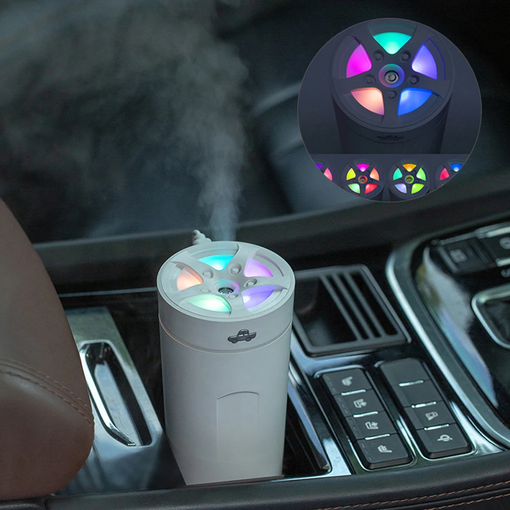 

Car Humidifier Wireless Charging Marquee Car Air Purifier Car Colorful Cup Large Fog Spray To Remove Odors Car Accessories