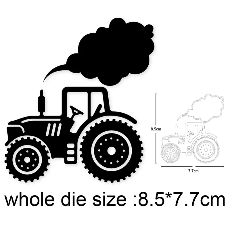 

Tractor Car Metal Cutting Dies stamp and dies Stencils for DIY Scrapbooking dies album Card Making Embossing Die Cuts Craft dies