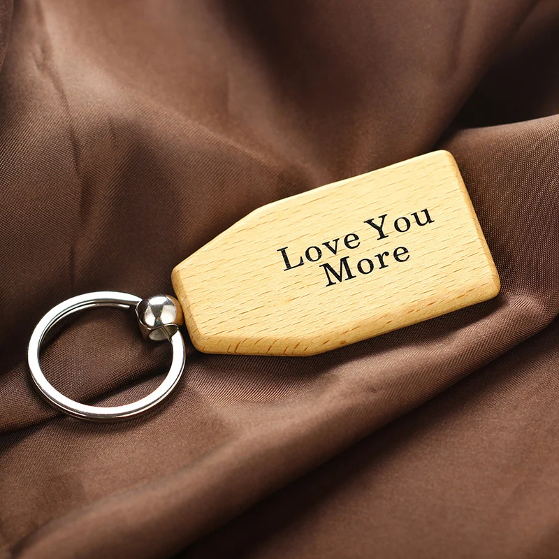 Best Family Ever Keychain Mom Dad Wooden Keyring Love You More Key Chain Gifts | Украшения и аксессуары