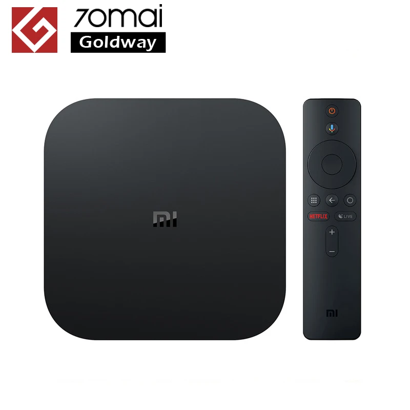 Оригинальная ТВ приставка Xiaomi Mi TV Box S 4K HDR Android 8 1 Ultra HD 2G 8G WIFI Google Cast Netflix IPTV
