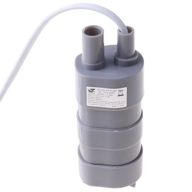 

12V 1.2A DC Micro Submersible Motor Water Pump 12L/Min 600L/H 5M 5.5x2.1 Female