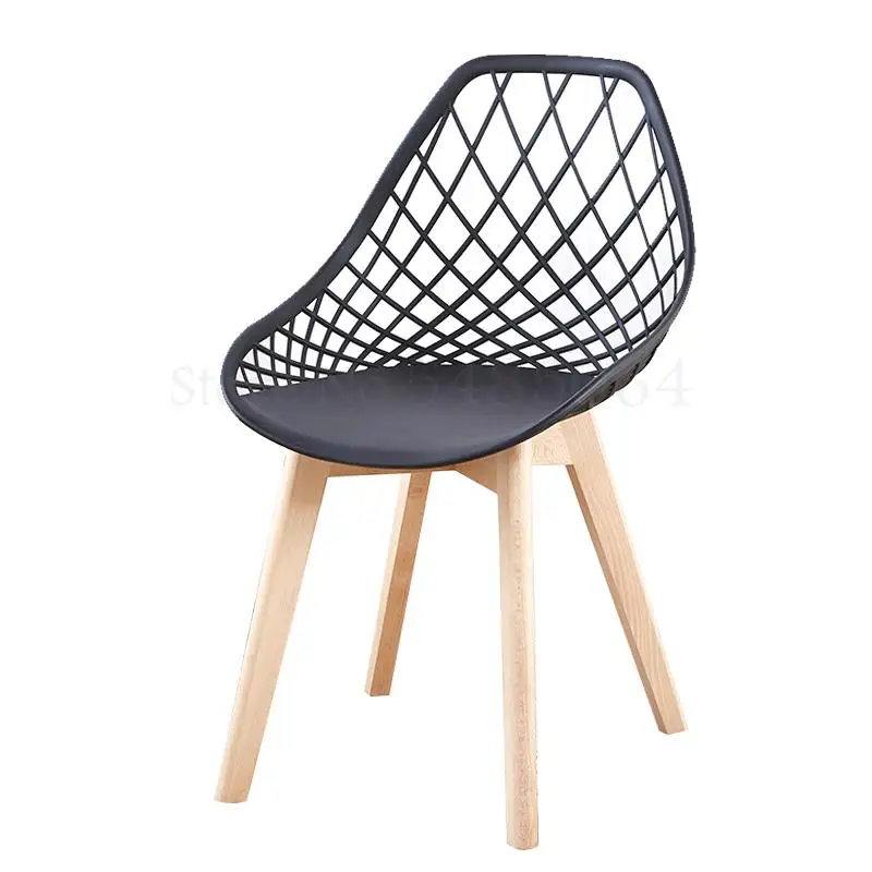 Simple Fashion Modern Creative Desk Chair Back Nordic Home Computer Solid Wood Dining |