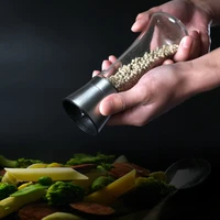 adjustable thickness grinder 304 stainless steel pepper sesame pepper mill barbecue glass condiment bottle