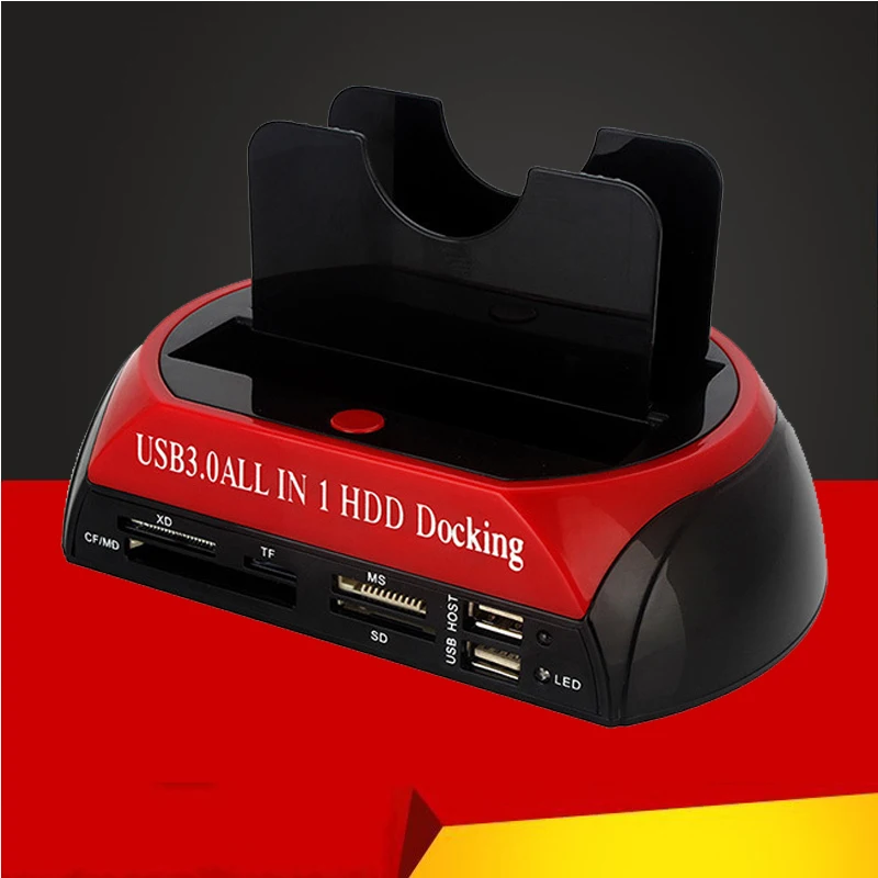 USB 3 0 все в одном HDD док станция устройство для чтения карт памяти слот корпус 2 5/3 5