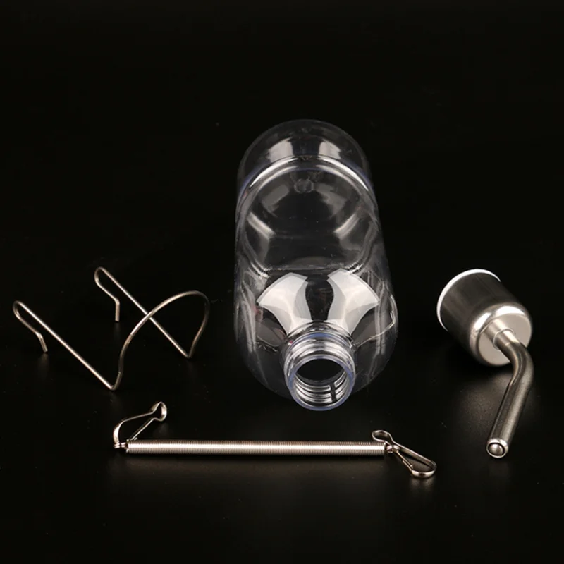 

350ml Chew Proof Plastic Stainless Steel Water Bottles for Small Animals Rabbit Hamster Pig squirrel