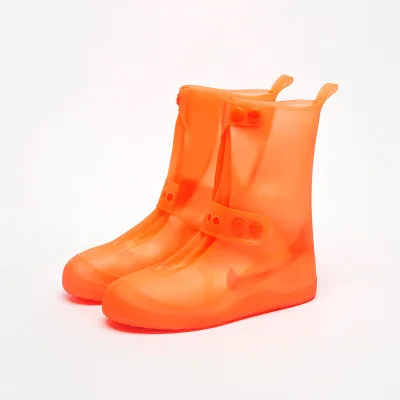

New Rainproof Non-slip Rain Cover Waterproof PVC Thick Shoe Cover Portable Tube Adult Rain Boots Wholesale