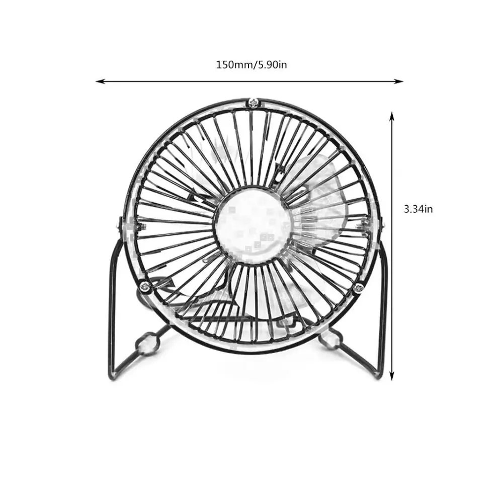 Новый 4 дюймовый компактный настольный энергосберегающий тихий вентилятор Супер