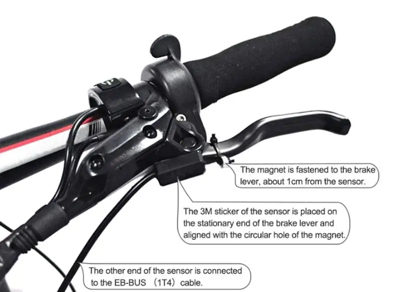 Электрический велосипед Гидравлический тормозной датчик для BAFANG BBS01 BBS02 BBSHD BBS01B