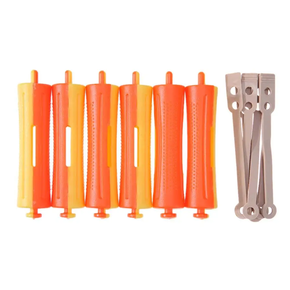 

6 шт. Сделай Сам парикмахерский стержень для парикмахерской ролик для волос резинка для волос заколка для волос бигуди парикмахерский инстр...