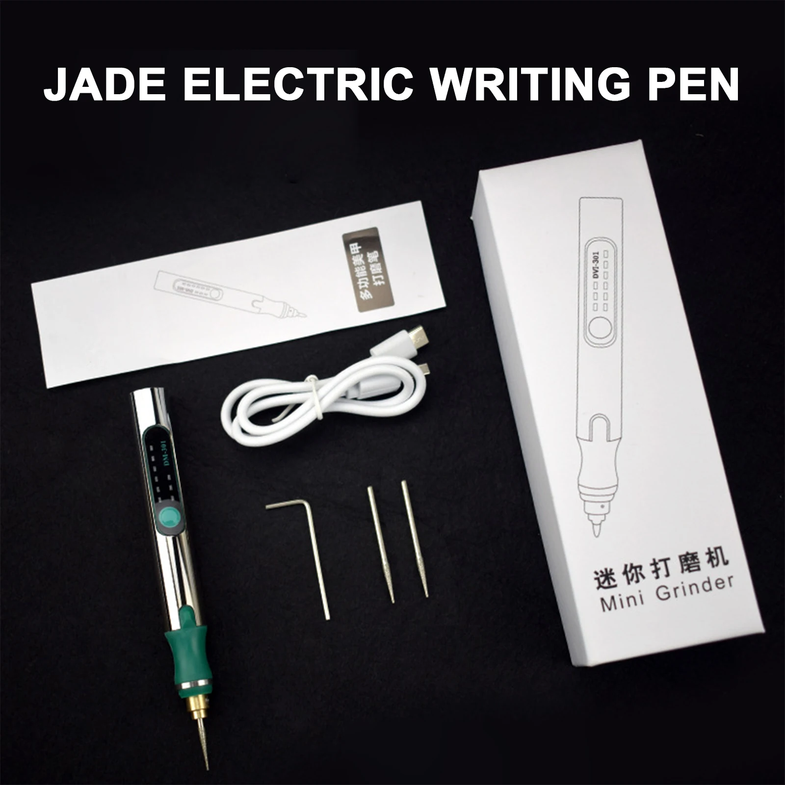 

3-Speed Electric Drill Dremel Grinder Engraver Pen Grinder Mini Drill Electric Rotary Tool Grinding Machine Dremel Accessories