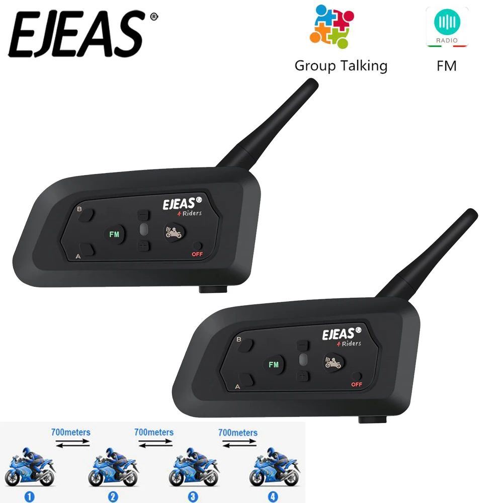 Мотоциклетная Bluetooth гарнитура для шлема 850 мАч|Наушники шлемов| |