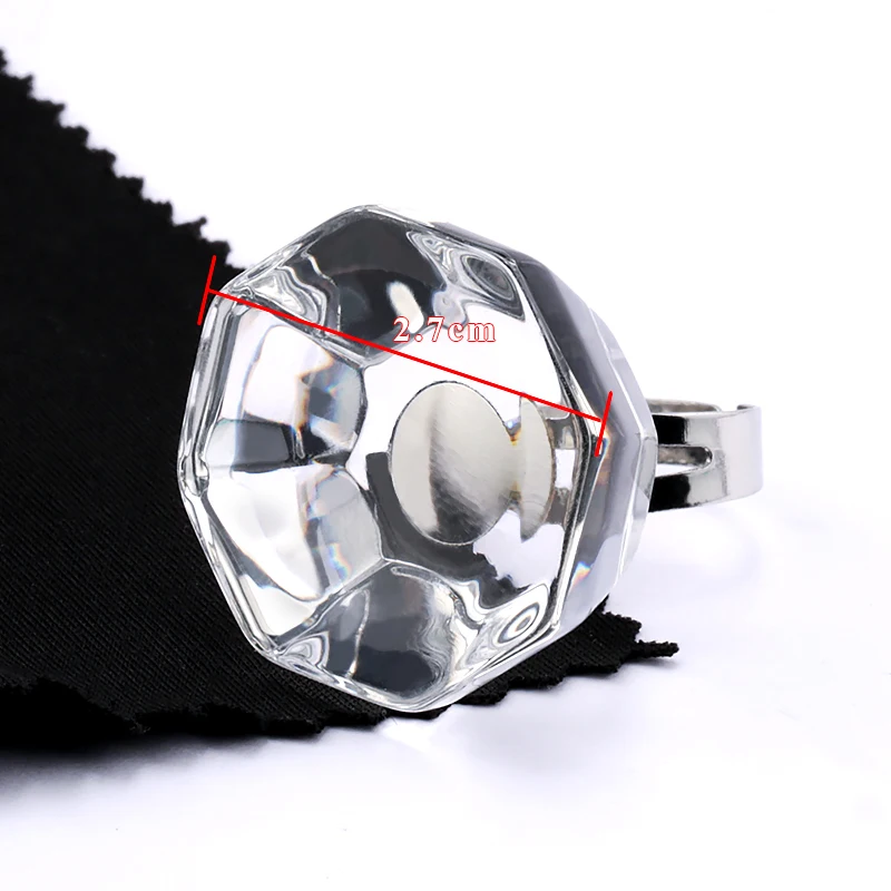 1 шт. глаз клей для ресниц кольца стекло кристалл накладные глаза держатель