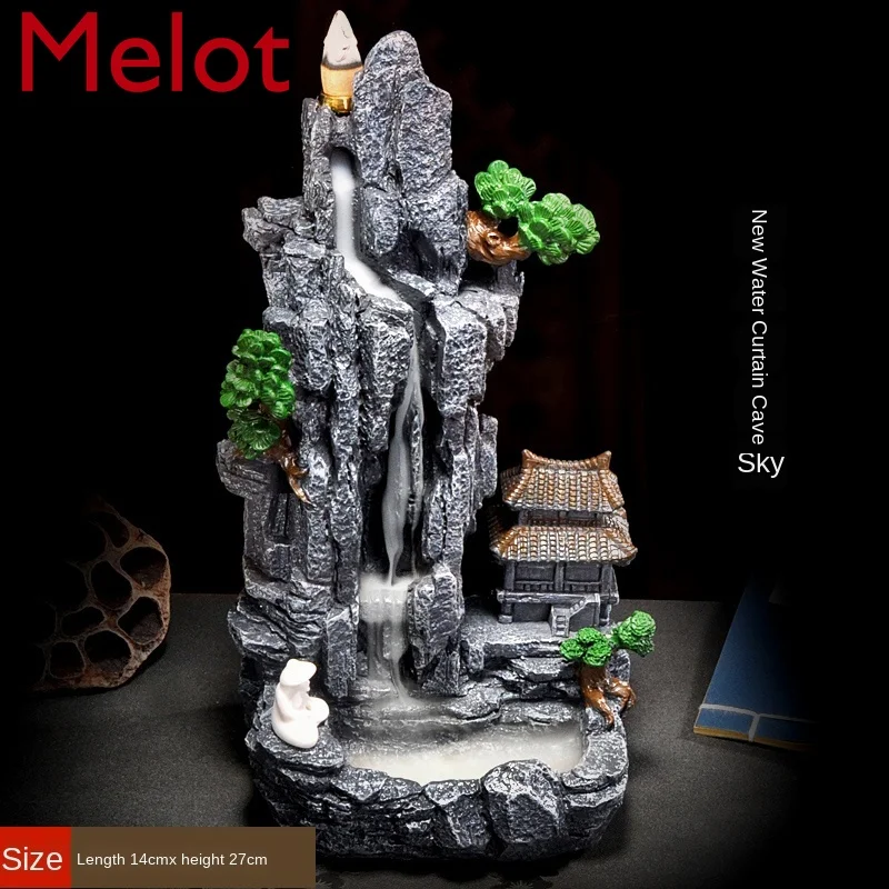 

Inverted Censer High Mountain Water Household Indoor Creative Tea Pet Ornaments Incense Burner Incense Burner Incense