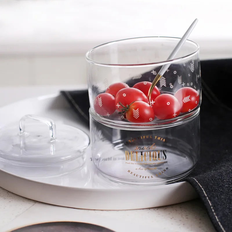 INS скандинавские креативные штабелируемые стеклянные чаши Фламинго конфетные