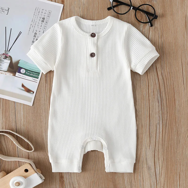 

New summer baby romper for boy babywear jumpsuit newborn girl boys outfit several colors infant cotton clothes
