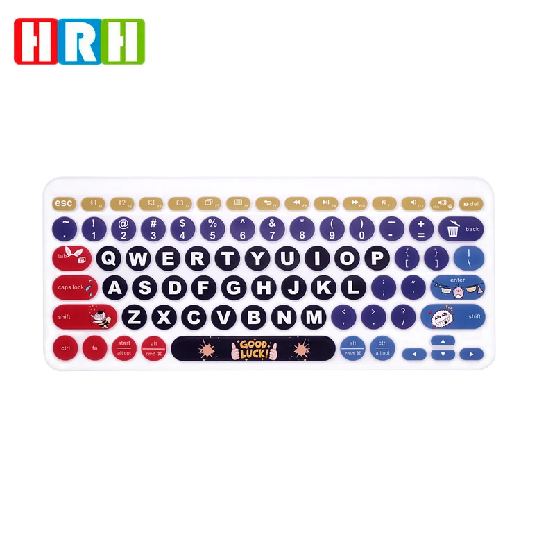 HRH Stylish Colors Keyboard Covers lqptop Skin Protector Protective For Logitech K380 keyboard cover | Компьютеры и офис