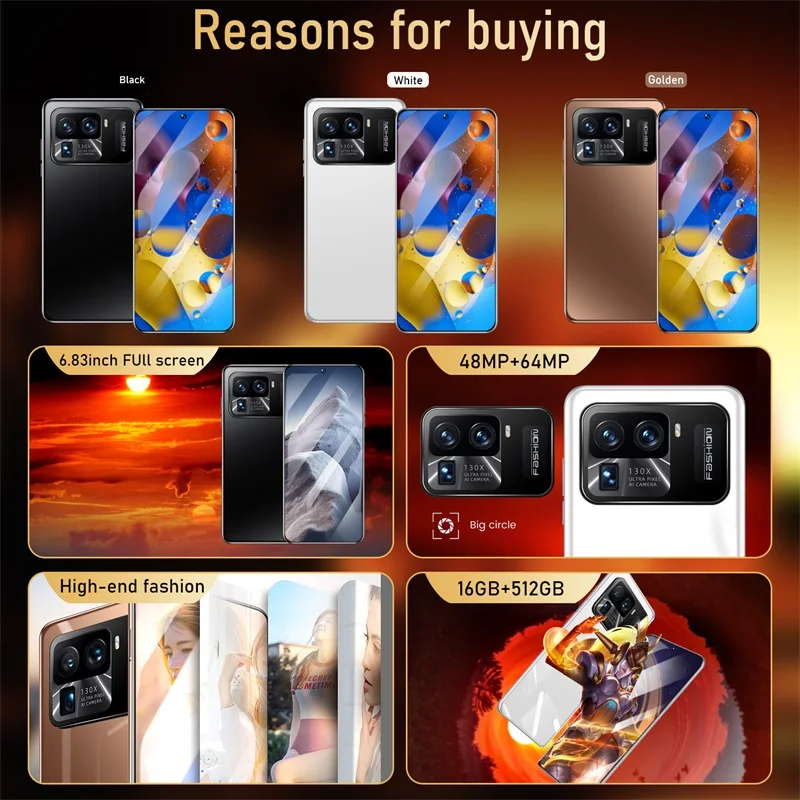 Tel&eacute;fono Inteligente Mi 11 Ultra versi&oacute;n Global, 16 + 512GB, Qualcom 888, Dual Sim, desbloqueado, 6,83 pulgadas, c&aacute;mara de 48MP + 64MP-2