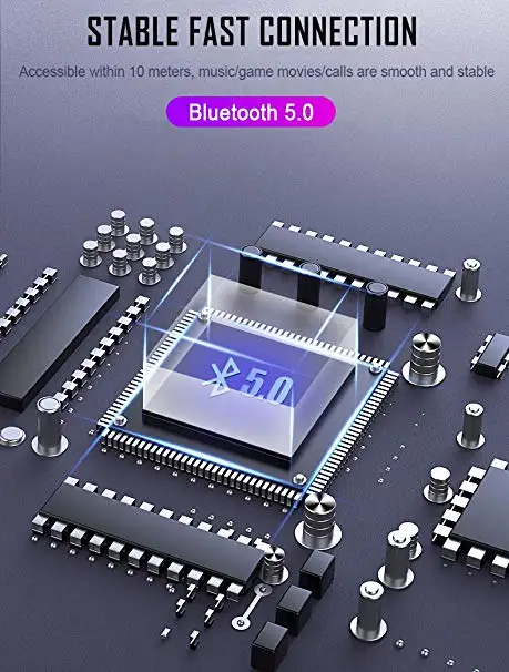 F9 TWS беспроводной Bluetooth наушники светодиодный дисплей наушники Спорт водонепроницаемый внешний аккумулятор гарнитура с микрофоном