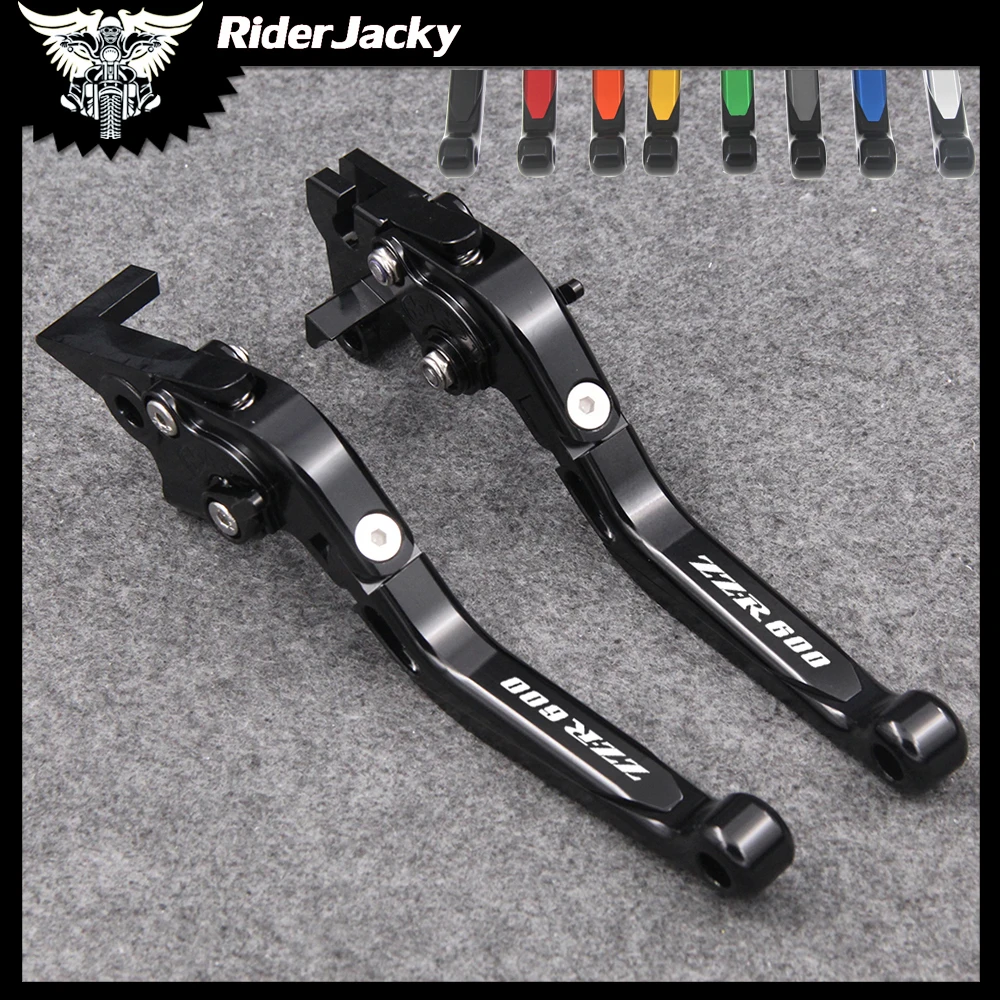 

RiderJacky Folding Extendable Motorcycle Brakes Clutch Levers For Kawasaki ZZR 600 ZZR600 2005-2009 2005 2006 2007 2008
