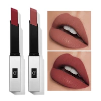 red velvet matte lipstick luxury small silver bar thin tube 16 colors waterproof lasting non stick lips makeup lipstick cosmetic